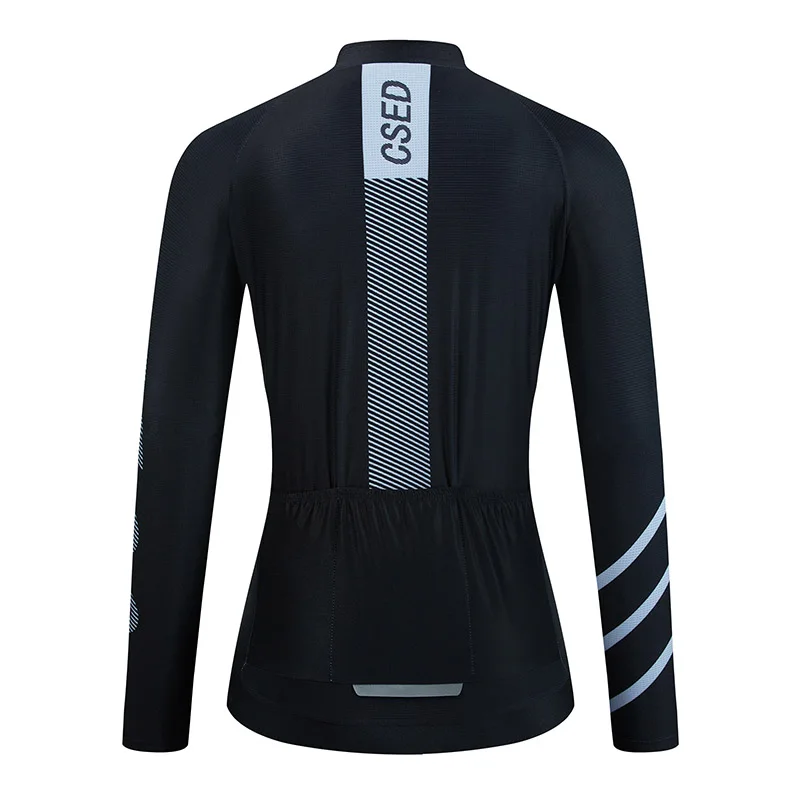 CSED Long Sleeve Cycling Jersey Pro Aero Lightweight Bike Shirts High Quality Slim Fit Bicycle Clothing Summer Cycling Maillot