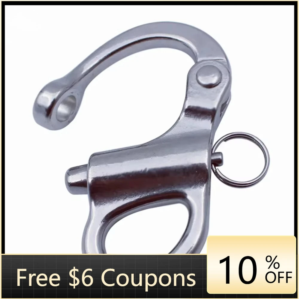 

BBWSTHLM Climb Black Swivel Snap Shackle Snap Shackle Quick Release Boat Anchor Chain