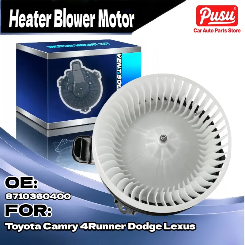 

Auto A C Heater Blower Motor w Fan Cage for Toyota Camry 4Runner for Dodge for Lexus 87103 60400