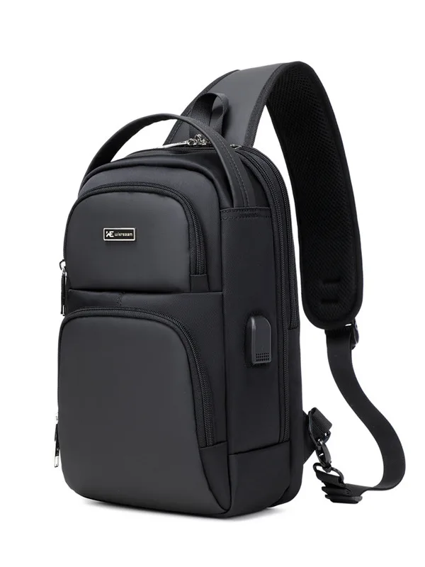 men's-waterproof-anti-theft-travel-crossbody-bag-multi-functional-chest-bag-casual-style-polyester-zipper-closure-oxfo