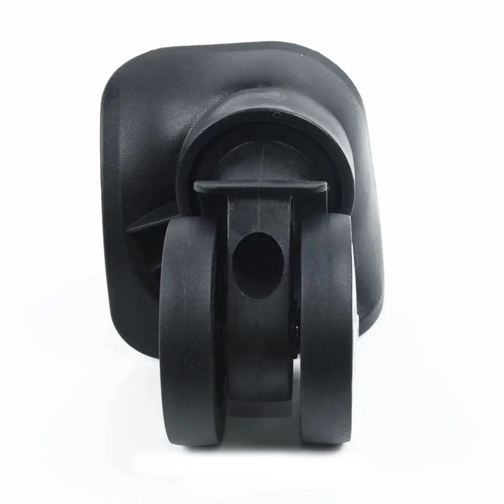 

Комплект из 4 универсальных колес для чемодана, вращающиеся на 360 градусов, бесшумные, черные, для замены, для тележек и чемоданов