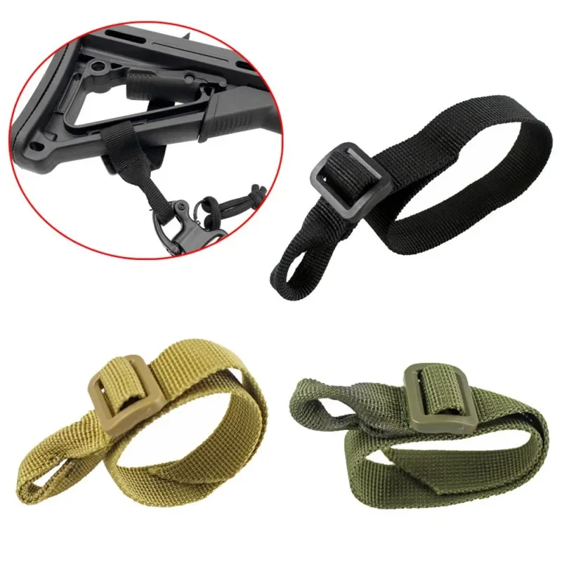 Taktische Einstellbare Sling Tragbare Hinterschaft Sling Mount Strap Schleife Adapter Gurtband Befestigung Airsoft Sling Werkzeuge