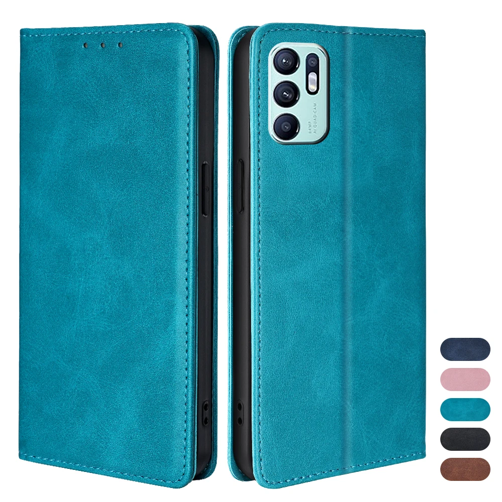 

Gefenis Mobile Phone Case For OPPO Reno 6 Pro Magnetic Leather Flip Case For OPPO Reno 6 5 Pro Plus Lite 6Z 5Z Z 5F 4F 5K 5 4 Li