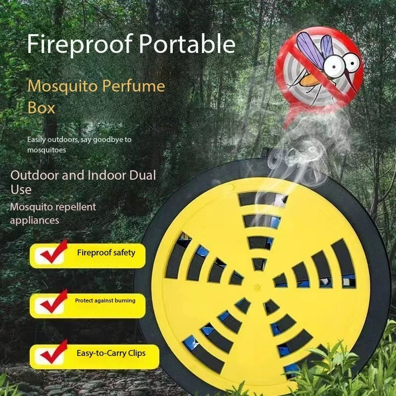 

Outdoor Portable Mosquito Repellent Basin External Hanging To Prevent Scalding, Fully Plastic Wrapped Adjustable Lid