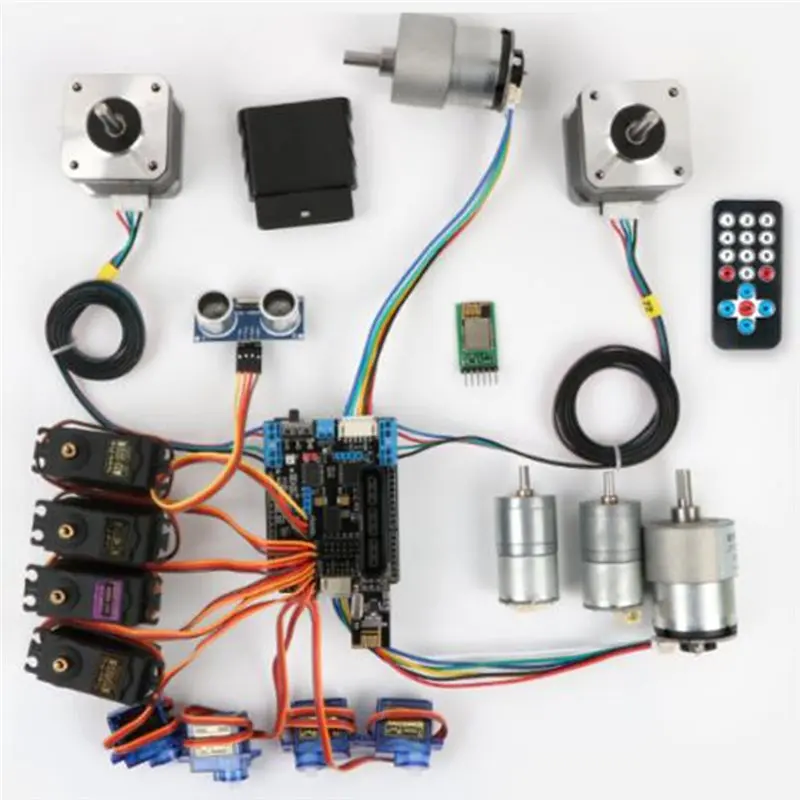 A13E-Driver Board For Arduino UNO Mega2560 R3 4 Channels Motors Servos Ports PS2 Joystickremotecontrol