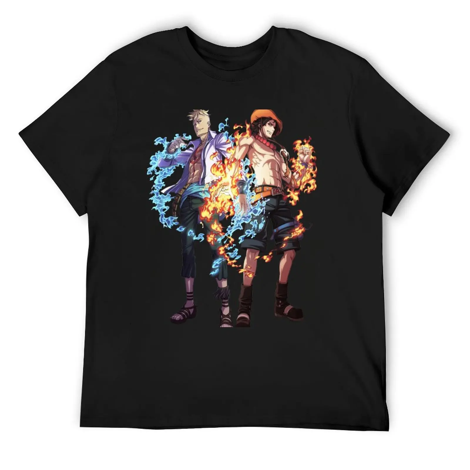 

Ace and marco T-Shirt man t shirt anime figures oversizeds mens funny t shirts