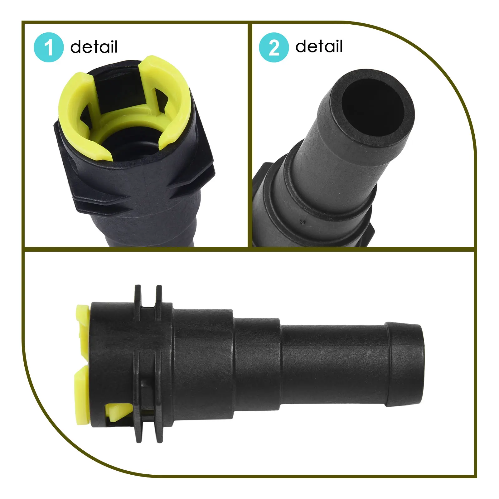 1pc Cooling Water Hose Connector Plug-and-play, Direct Fit, Easy Installation.D651-61-240 Car Hoses Replacement Accessories