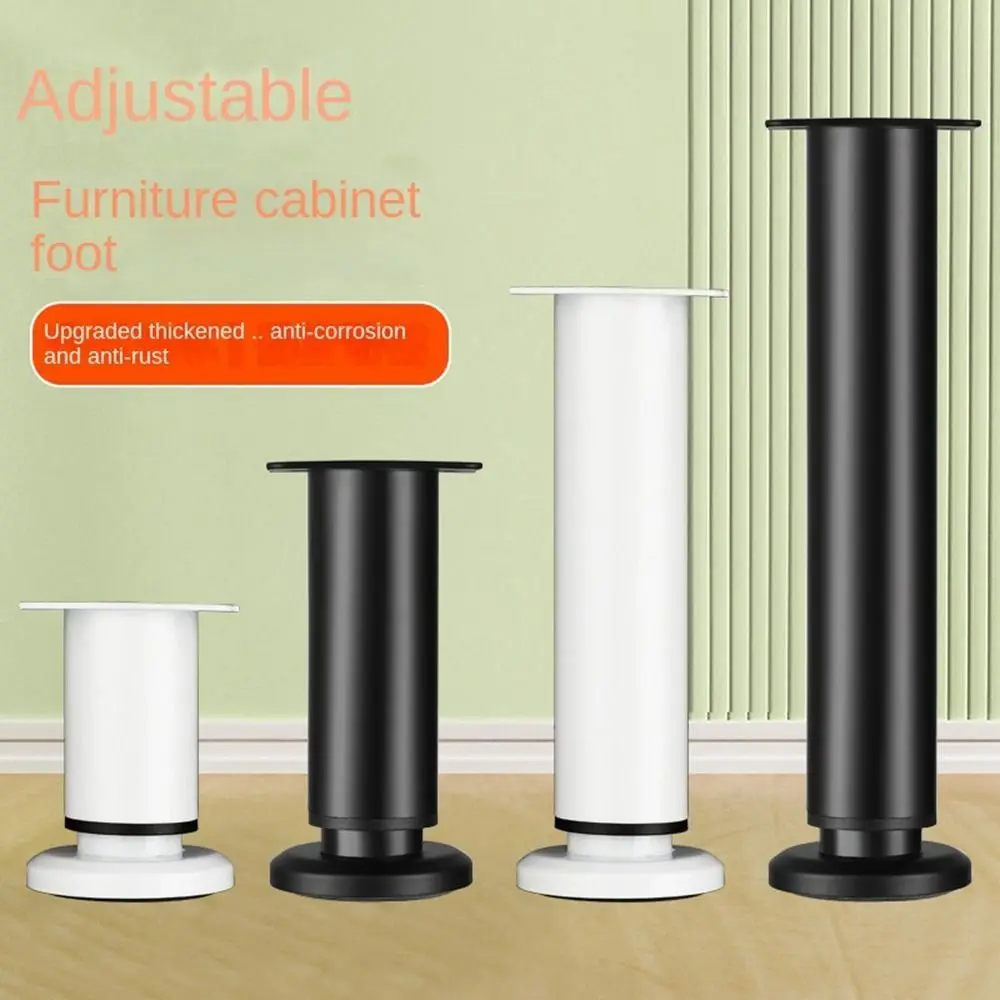 Stainless Steel Furniture Legs Adjustable Bed Beam Support Legs Table Feet Raise Height Sofa Leveling Foot Furniture Hardware