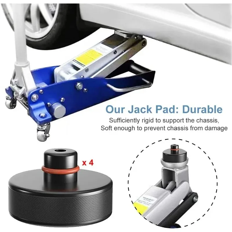 Für Tesla Model 3/S/X/Y/Y Juniper 4 Stück Hebeunterlagen Schwerlast-Gummi-Hebepucks Zubehör für Tesla-Fahrzeuge 2013 bis 2026 – Detail 8