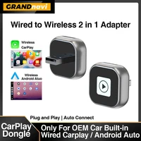 Nuevo adaptador inalámbrico CarPlay Android Auto Dongle USB Mini caja inteligente Plug And Play Universal para VW Toyota Nissan Honda Ford Benz