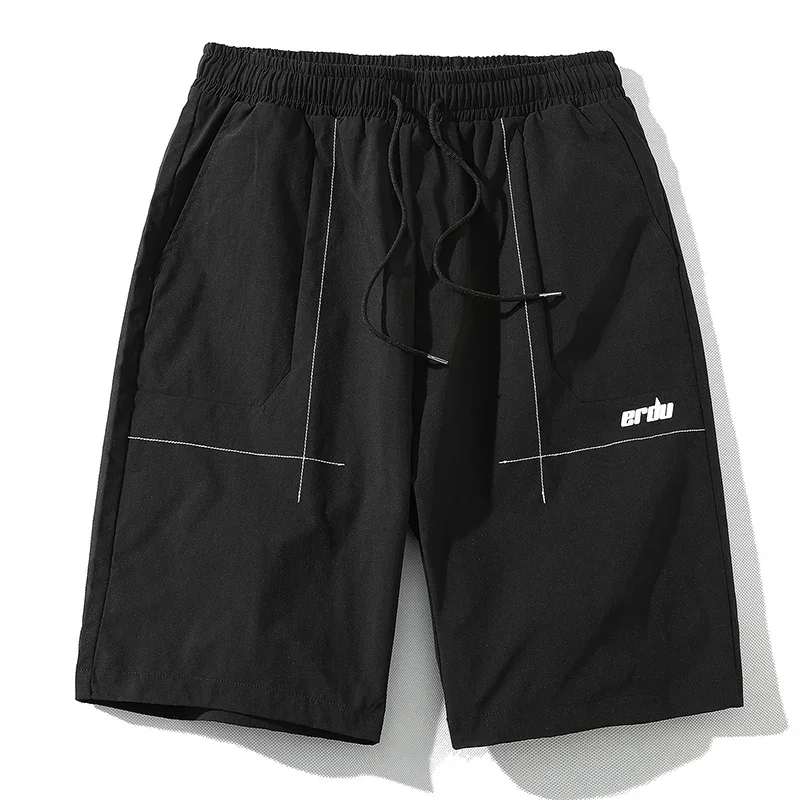 2023 Streetwear Summer Men Cargo Shorts Harajuku Straight Cotton Short Pants