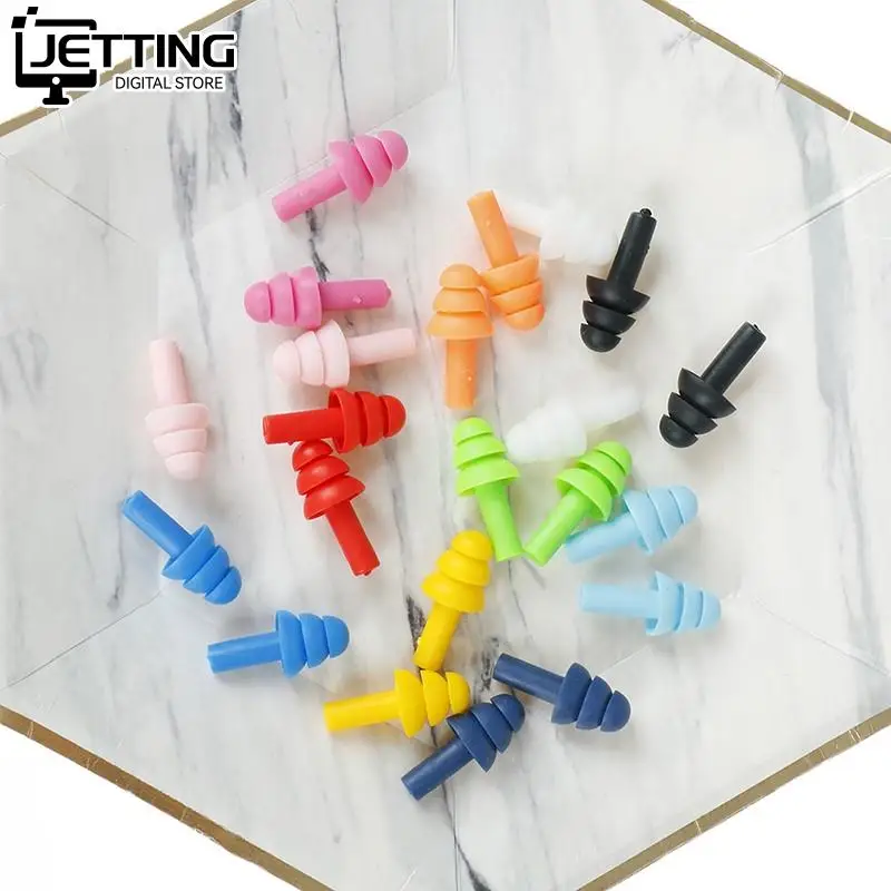 6 Pairs Silicone Ear Plugs Sound Insulation Ear Protector Anti Noise Snore Comfortable Sleeping Earplugs For Noise Reduction