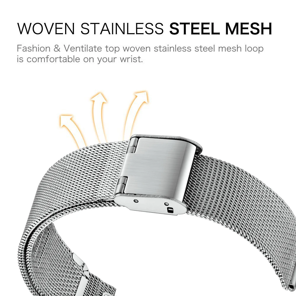 Correa de Metal de 20mm para Amazfit GTS 4 Mini accesorios de reloj inteligente pulseras de acero inoxidable para Amazfit GTS 3 2 mini 2e