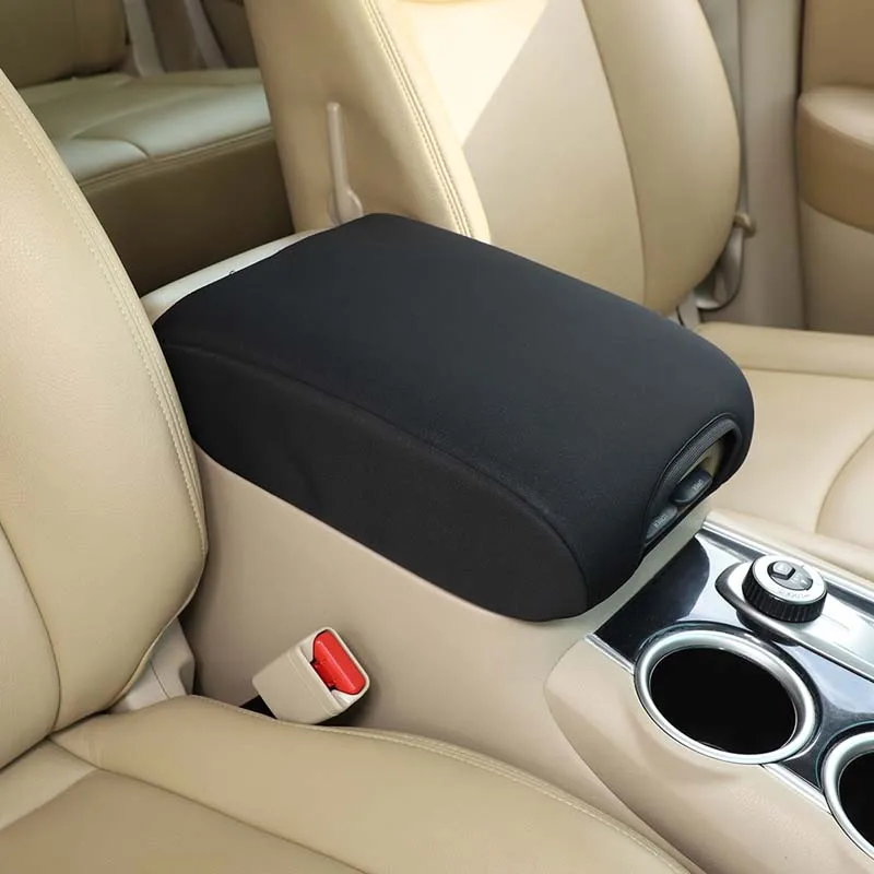 For Nissan Pathfinder 2013-2018 Cloth Black Car Seat Center Armrest Box Protective Cover Car Accessories