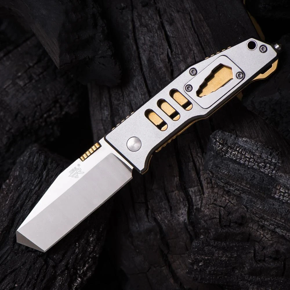 SANRENMU SRM NEW 7046 Pocket Folding Knife 8cr13mov Blade Outdoor Camping Rescue Survival Hunting Multi-function Tool EDC