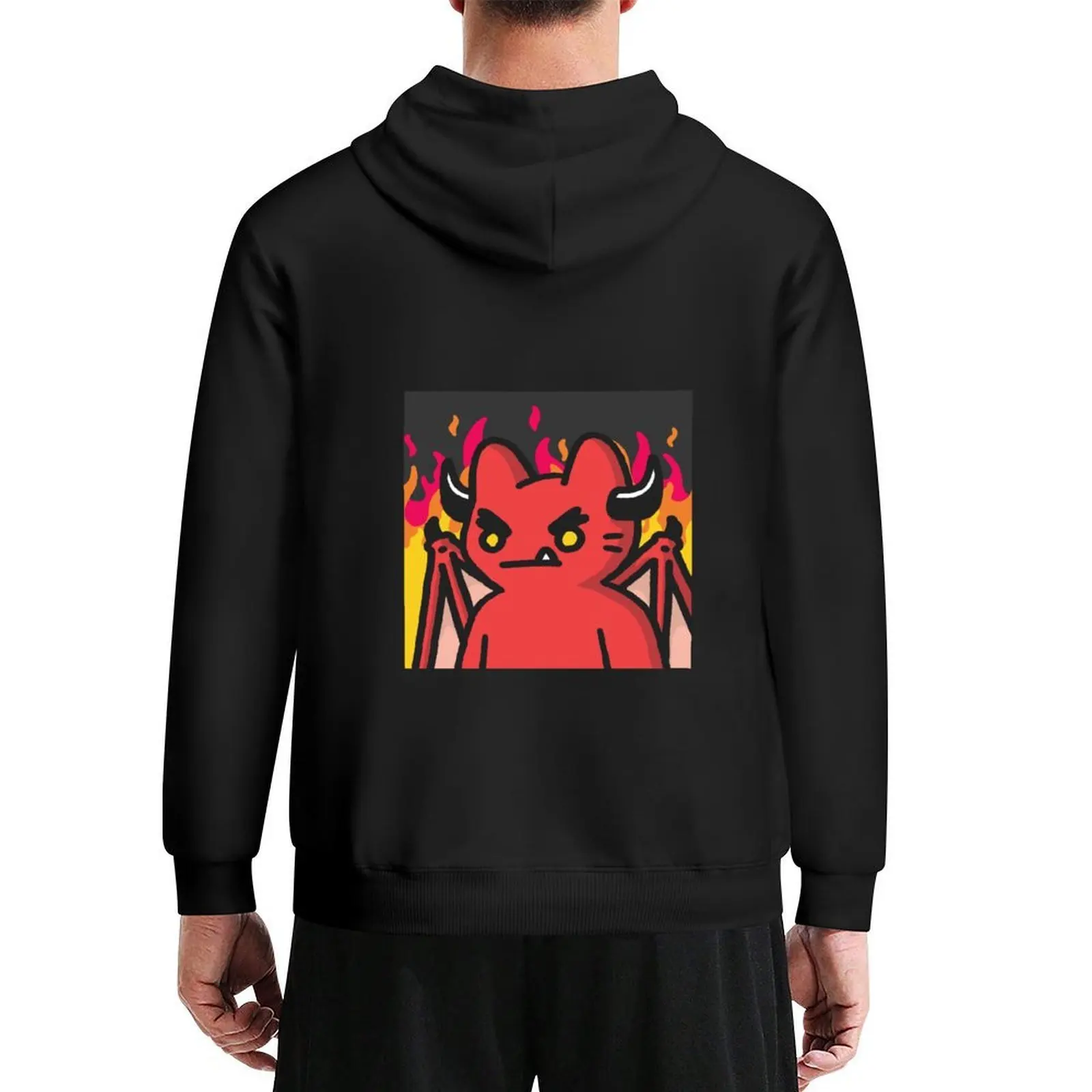 

Cool Cats Demon Hoodie men's sweat-shirt set korean clothes aesthetic clothing autumn clothes new in hoodies & sweatshirts