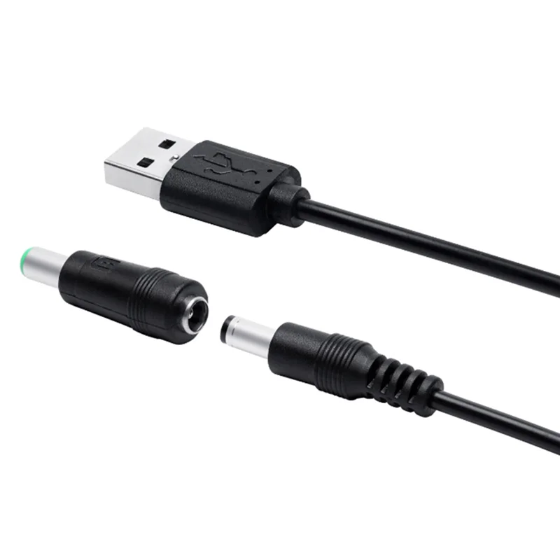 Cable de carga eficiente 8 en 1 de 5 V USB a CC 5,5 x 2,1 mm 3,5 mm 5,5 x 2,5 mm 6,3 mm
