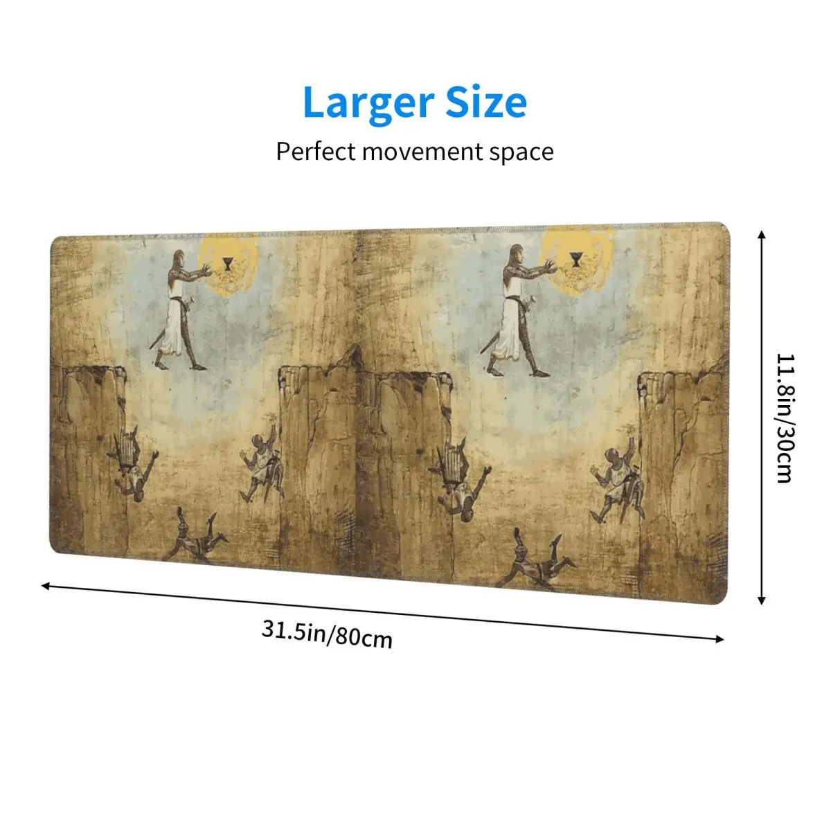 Jump Of Faith Large Mouse Pad Computer Keyboard Mouse Mat Gaming PC Laptop Desk Mat Office Accessories Table Mats