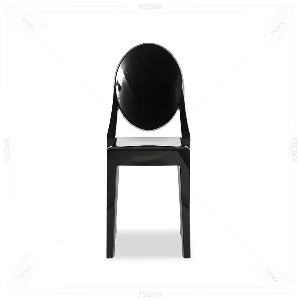 Luxury White Chiavari Chair for Hotel Dining Outdoor-Durable Plastic Banquets Wedding Parties