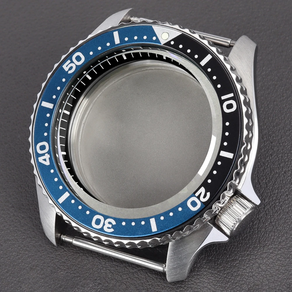 Nh35 42.5mm Men's Watch Case Sapphire Glass 20ATM With Black Chapter Ring For Seiko Nh35 Nh34 Nh36 28.5mm Dial SKX SKX007 Case