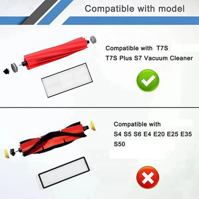 Voor Xiaomi Roborock S7 Maxv S7 Maxv Plus S7 Maxv Belangrijkste Zijborstel Hepa Filter Mop Stofzak Onderdelen Robot Vacuüm