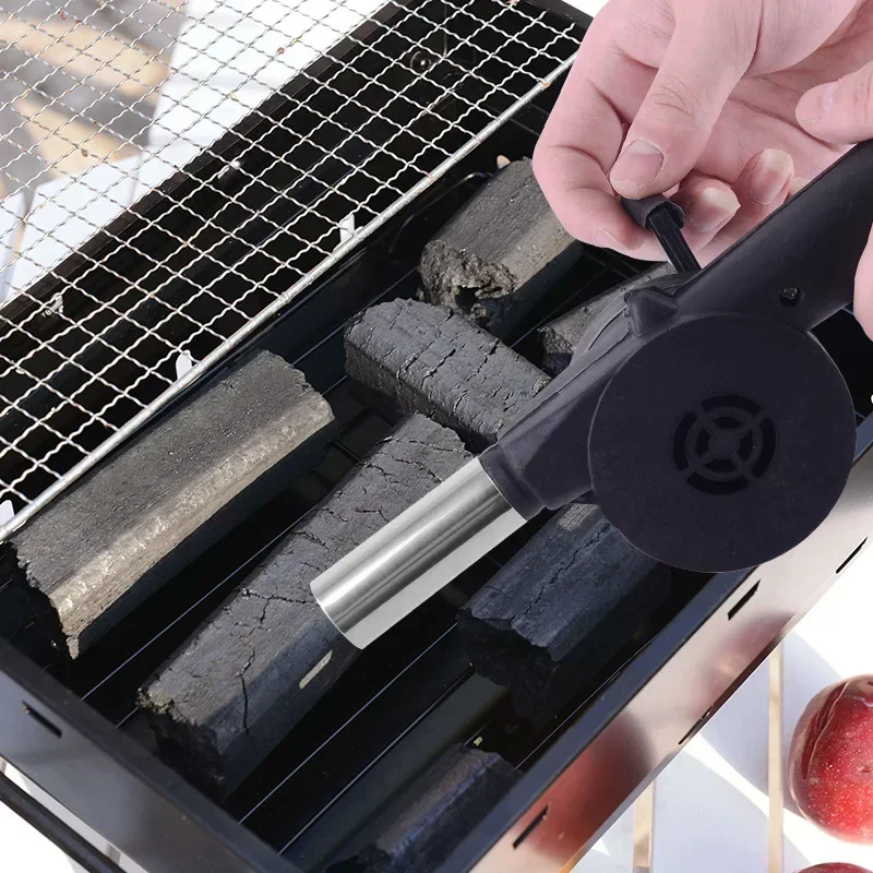 Barbecue Blower Manual Barbecue Tools Barbecue Stove Ignition Special Hand Cranked Ignition Tools Charcoal Barbecue Accessories