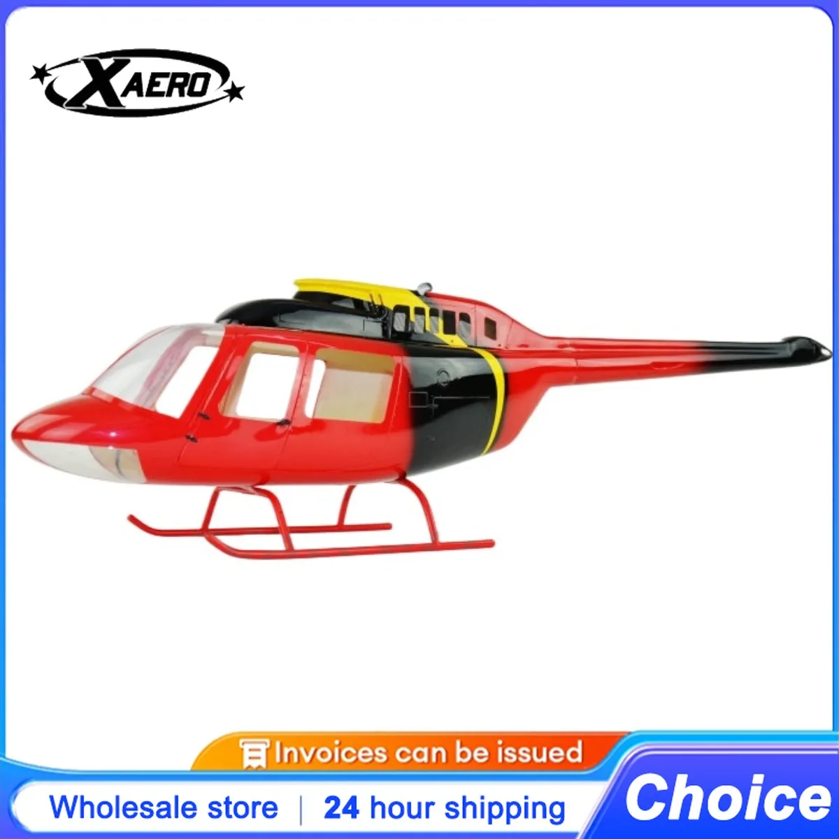 

ROBAN 700 Size B206 News Scale Helicopter Fuselage Fiberglass Body Shell for 700 Size Helicopters
