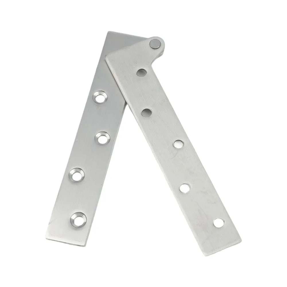 Door Installation Home Improvement Rotating Pivot Hinge Rotary Door Hinge Silver Internal Doors Long Life Silver Tone