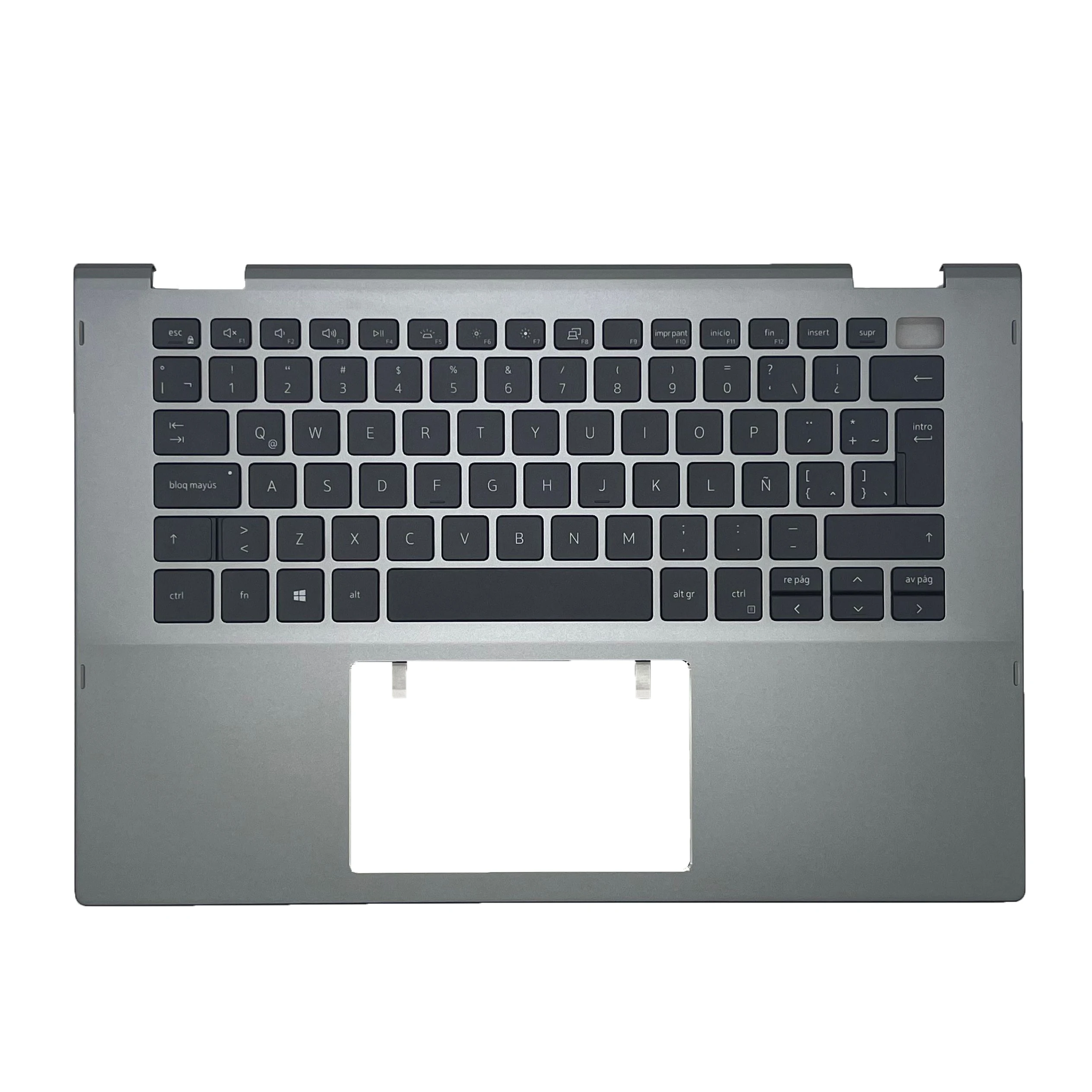 New For DELL Inspiron 14 5000 5400 5406 2-In-1 Laptop LA Keyboard With Backlight Palmrest Upper Cover Case Gray 0X46H3