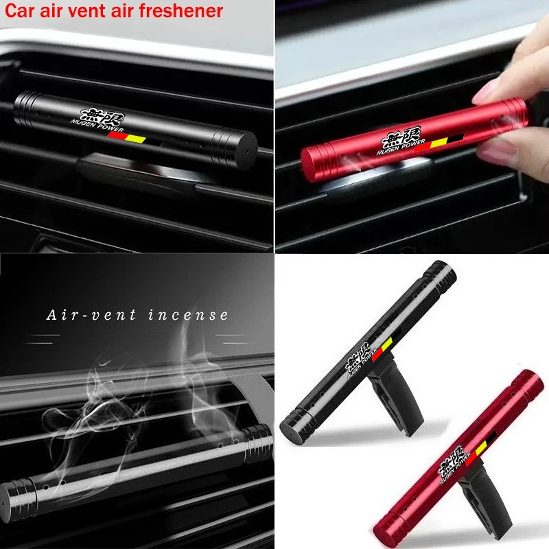 Автомобильный освежитель воздуха, автомобильные духи, твердый диффузор, кондиционер, вентиляционное отверстие для Honda Mugen Power Civic Accord CRV, аксессуары