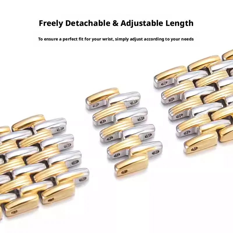 Solid stainless steel bracelet 12 14 16 18 20 22MM watch strap for Longines La Grande Butterfly clasp universal wrist band