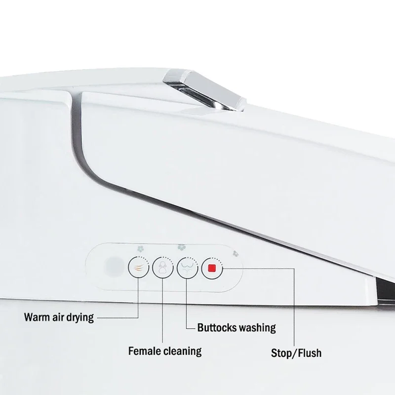 Picture 5: Smart Toilet ,Modern Automatic open Self Cleaning Ceramic Bathroom WC Intelligent Sanitary Ware Bidet ,with Tank ,Remote