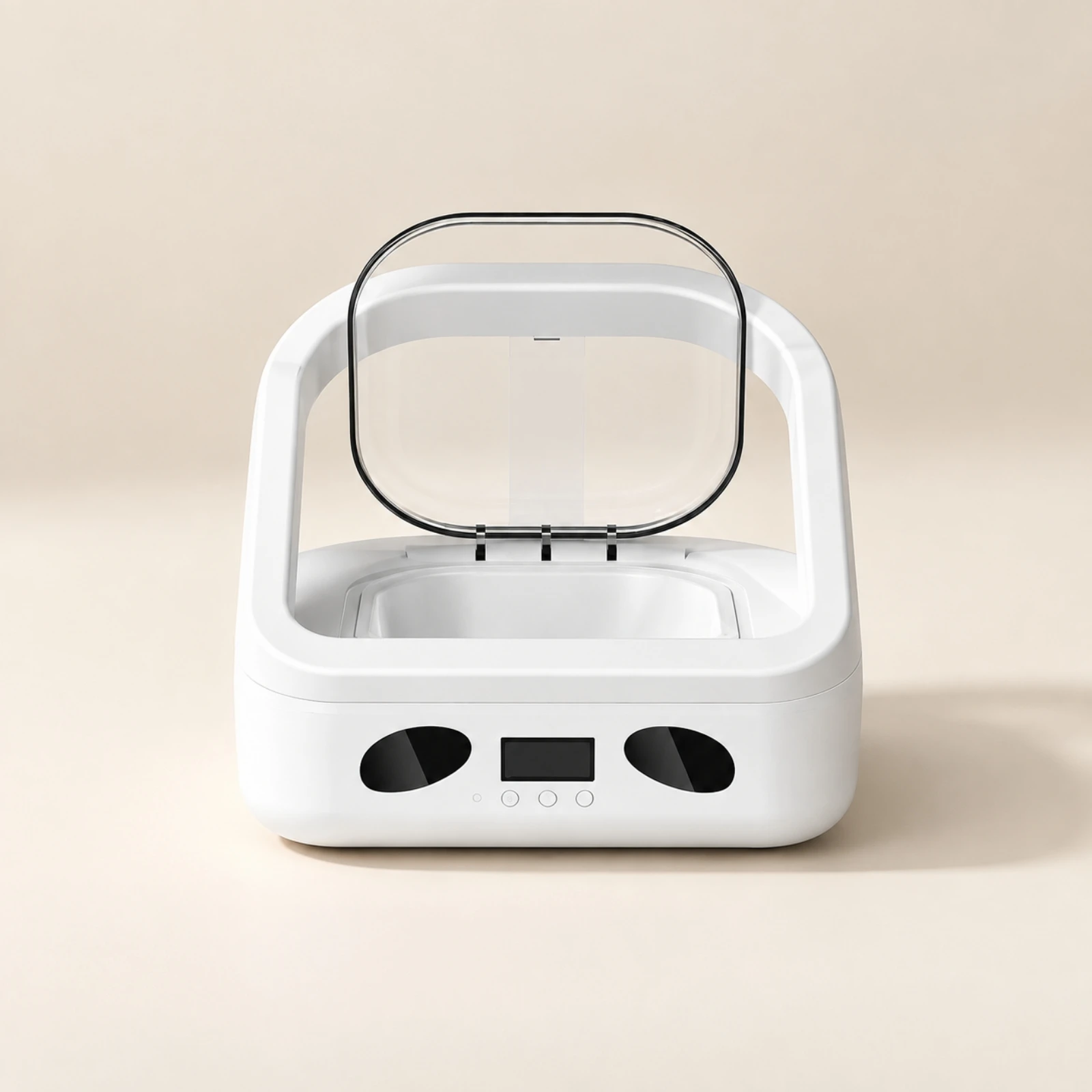 Infrared Pet Feeder Universal Serial Bus Automatic Pet Feeder with NFC Chip Collar Compact Scheduled Feeding for Cat Owners