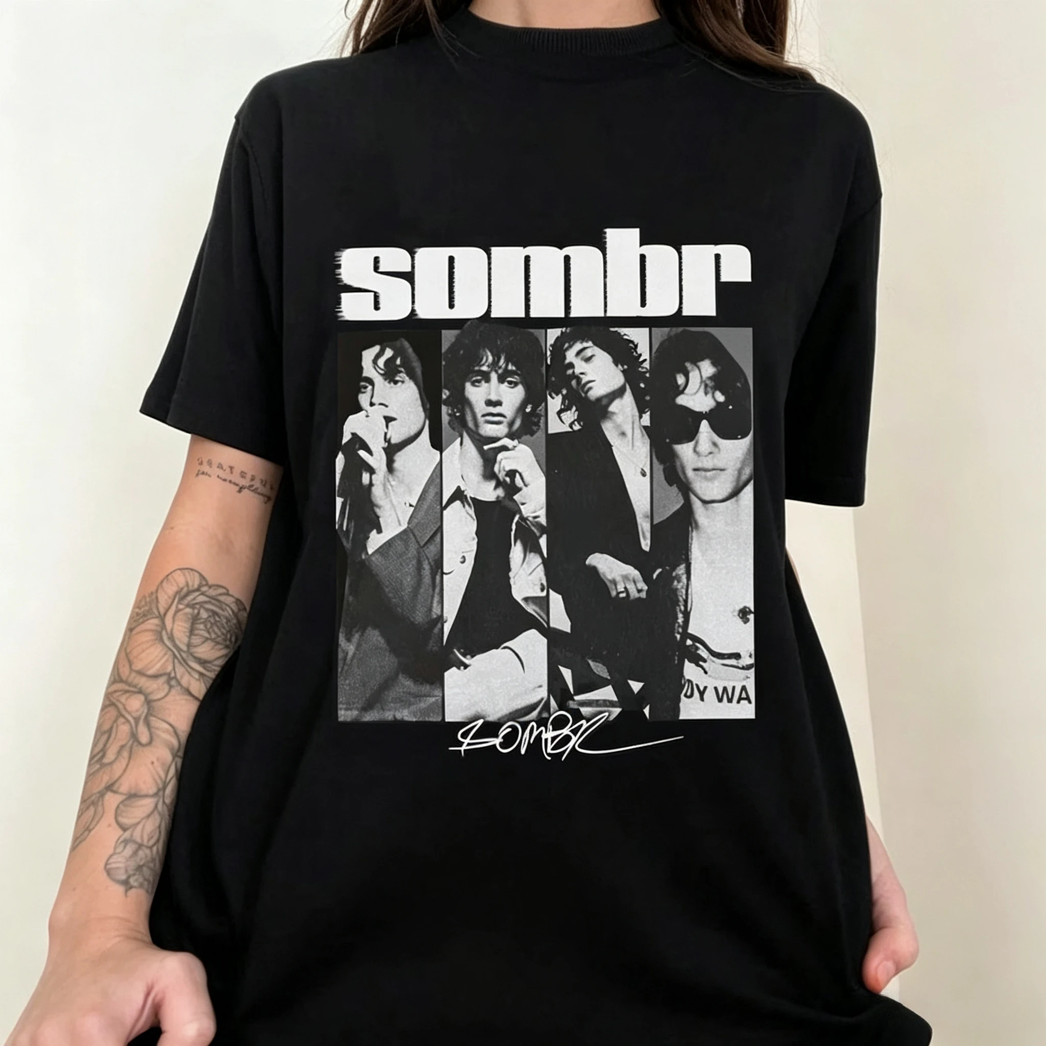 เรโทร ซอมเบอร์ มิวสิคเสื้อยืดว - Vintage Fashion Stores บทวิจารณ์และราคา