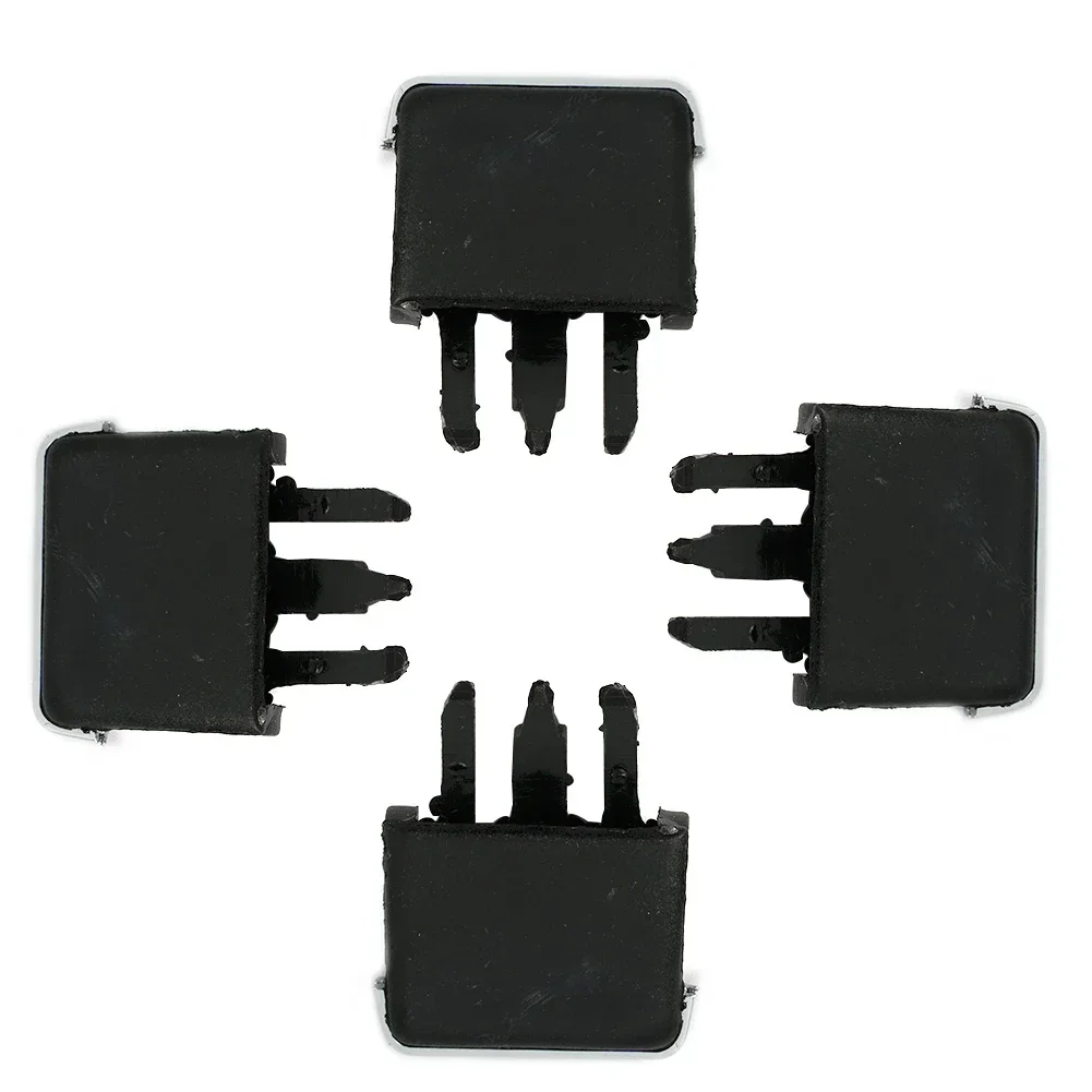 4pcs Air Conditioning Vent Clip 31.3x34.2mm Replacement Parts Plastics Black Louvre Blade Adjust Slice Vehicle Auto Accessories