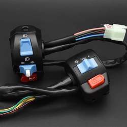 Motorcycle Switches Horn Button Turn Signal Button Switch Control Electric Bike Scooter Handlebar Switch For Gy6 50cc 125cc