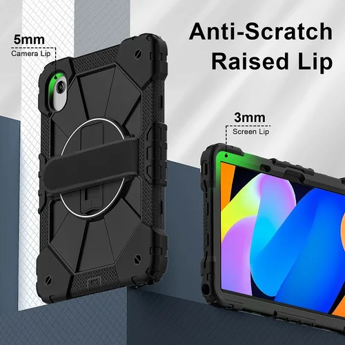Imagen 2 del producto 360 °   Funda Giratoria Resistente para Niños para Lenovo Xiaoxin Pad 11 2025 2024, Funda Protectora Antigolpes para Tablet Lenovo Tab M11 Idea Tab de 11 Pulgadas
