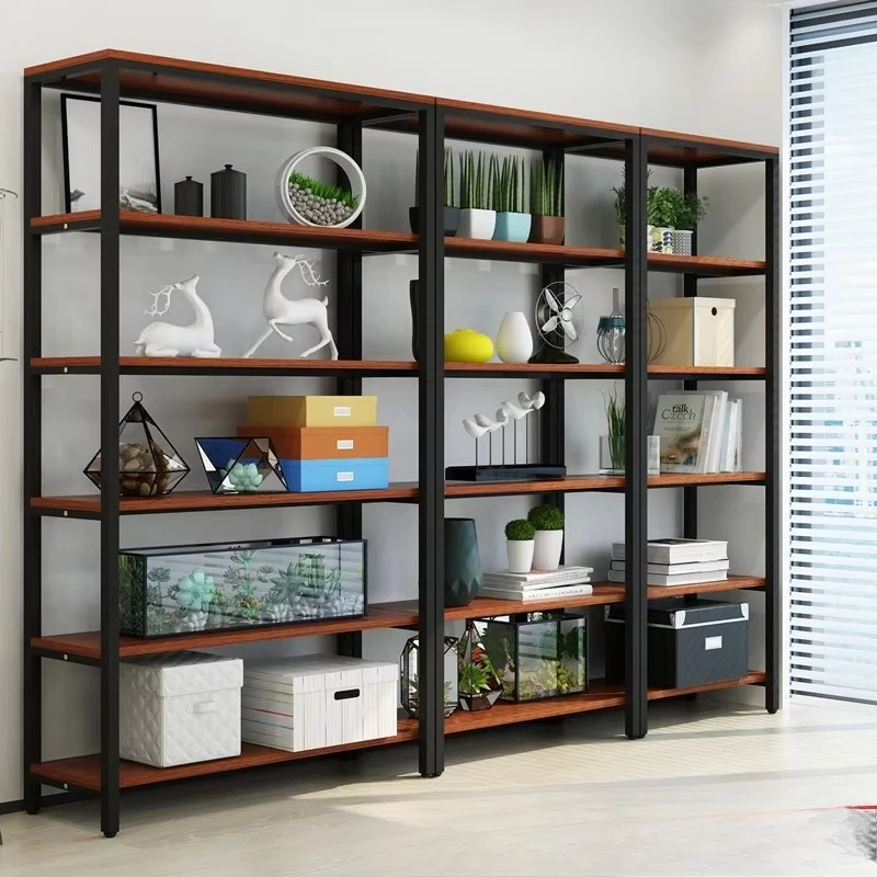 Living Room Floor-standing Multi-layer Storage Rack Plate American Style Balcony Display Rack