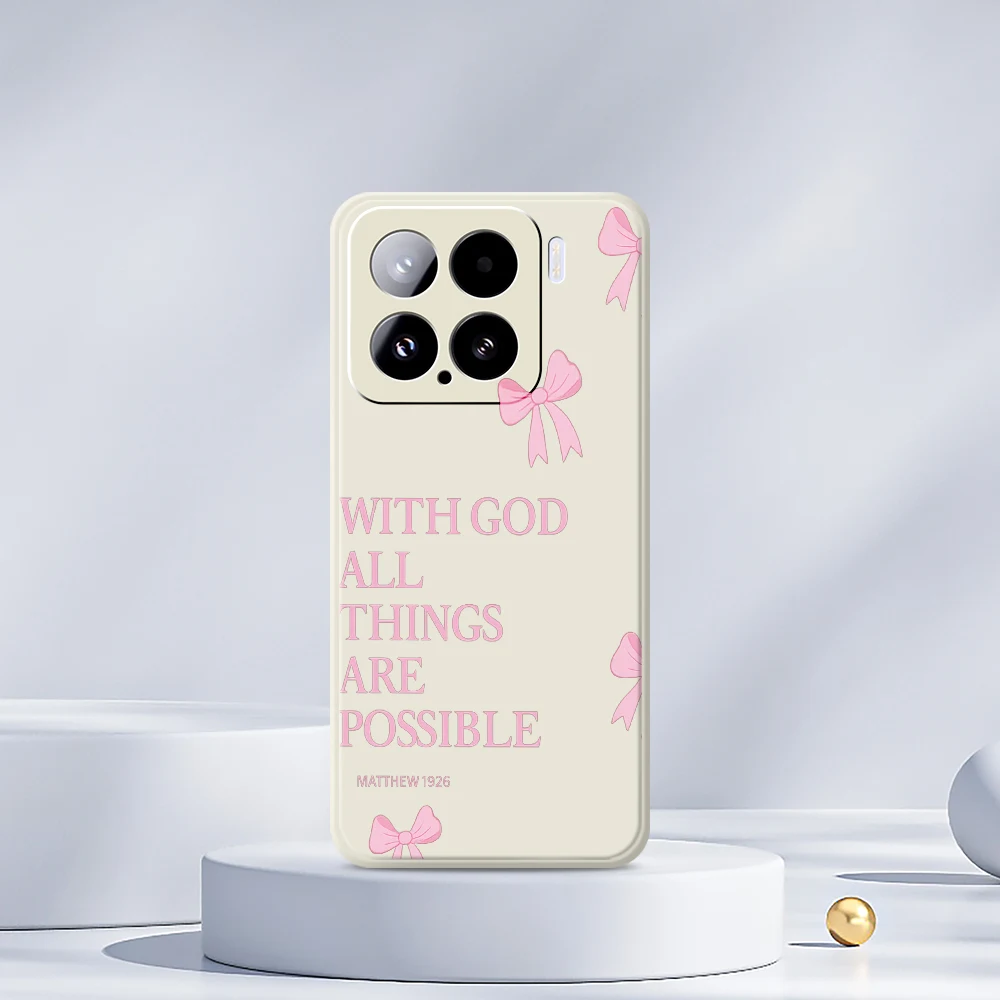 Bowknot الإنجليزية نمط جراب هاتف ل Xiaomi Mi 15 Ultra Mi 14T 13T 12T 11T Pro غطاء ل Xiaomi Mi 13T Pro Mi 11T Pro لينة