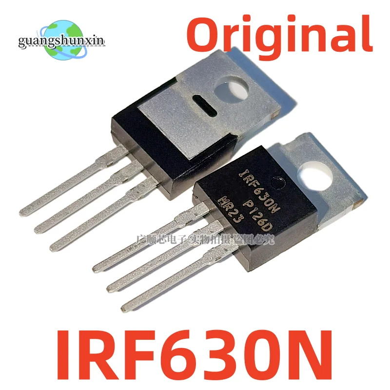 10PCS New genuine IRF630NPBF IRF630 IRF630N TO-220 N channel 200V/9.2A inline MOSFET field-effect transistor