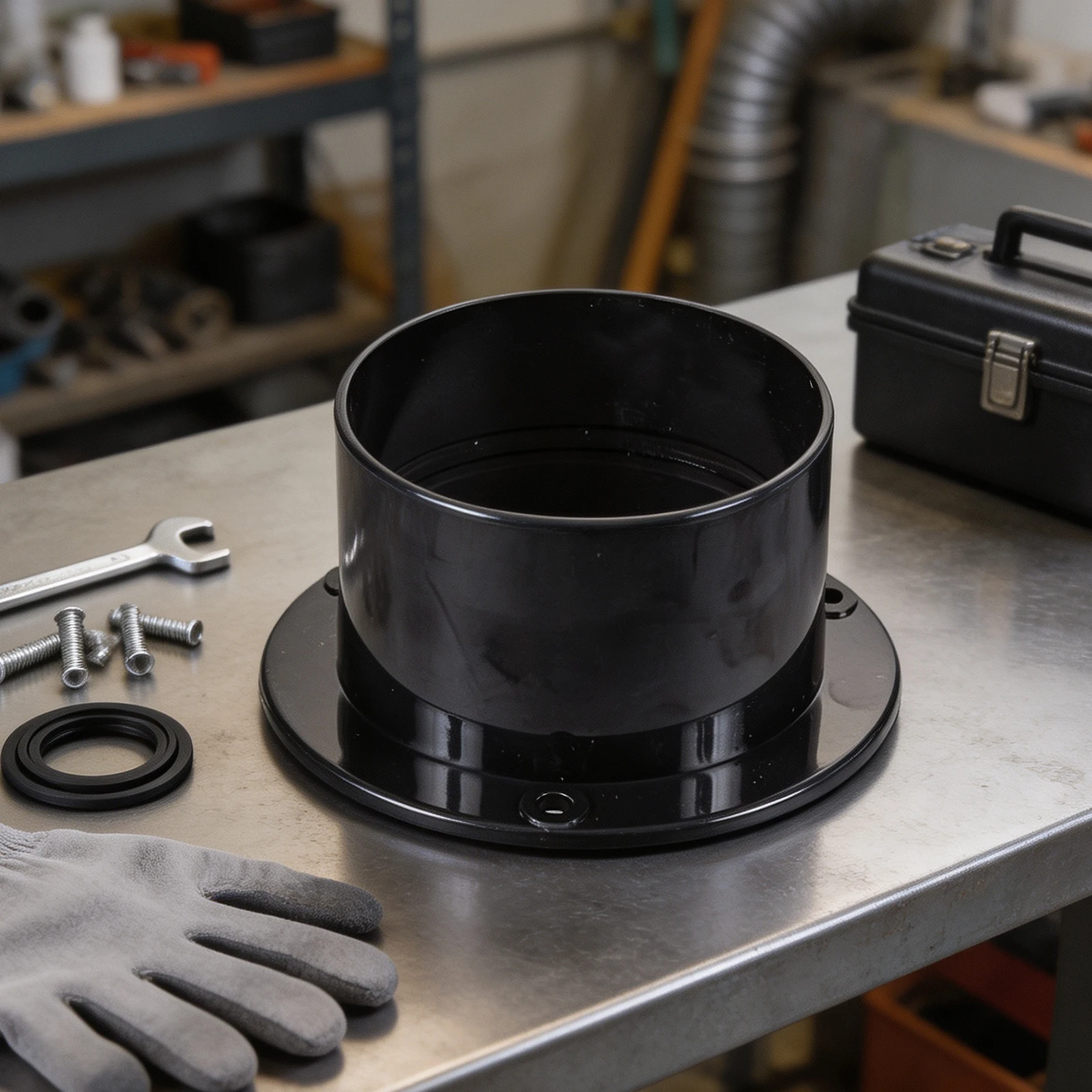 High Quality Brandnew Straight Pipe Flange Connection for exhaust Pipe Connector Wall-mounted 1PC Resistance High