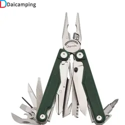 Daicamping DL7 Titanium Alloy Handle Outdoors Multi-tools Clamp Folding Knife EDC Combination Multi Tools Pliers Knives
