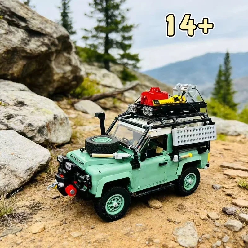 

Новый конструктор 2336 деталей: классическая модель внедорожника 90, модель 10317, украшение для рабочего стола, подарок на день рождения для мальчика