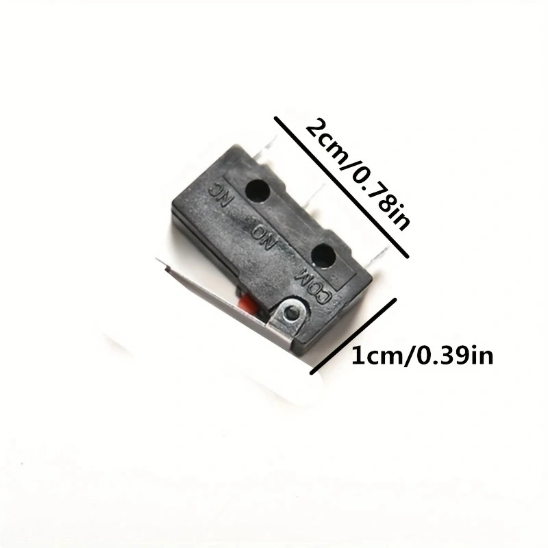 5 uds Micro brazo de palanca de rodillo interruptor de límite de apertura y cierre KW12-3 microinterruptor PCB