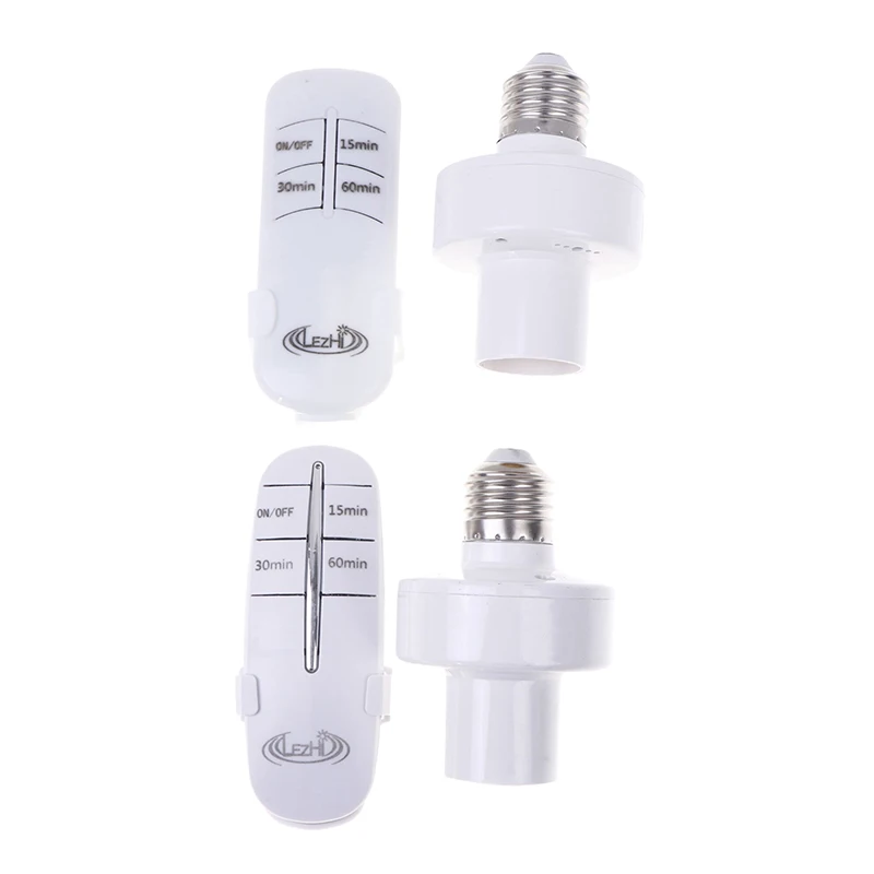 Wireless Remote Control E27 Light Socket Lamp Holder 20M Range For LED Bulbs Lamp Socket Wireless Light Switch Kit AC180-250V
