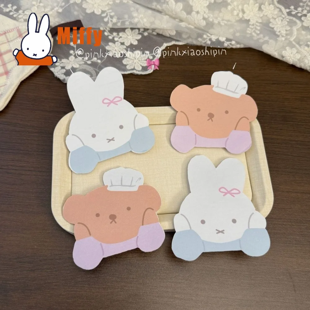 Kawaii Miffy Hair Velcro Cute Rabbit Bear Bangs Paste Cartoon Sweet Small Broken Hair Fixing Patch Makeup Washing Styling Gift - view 2