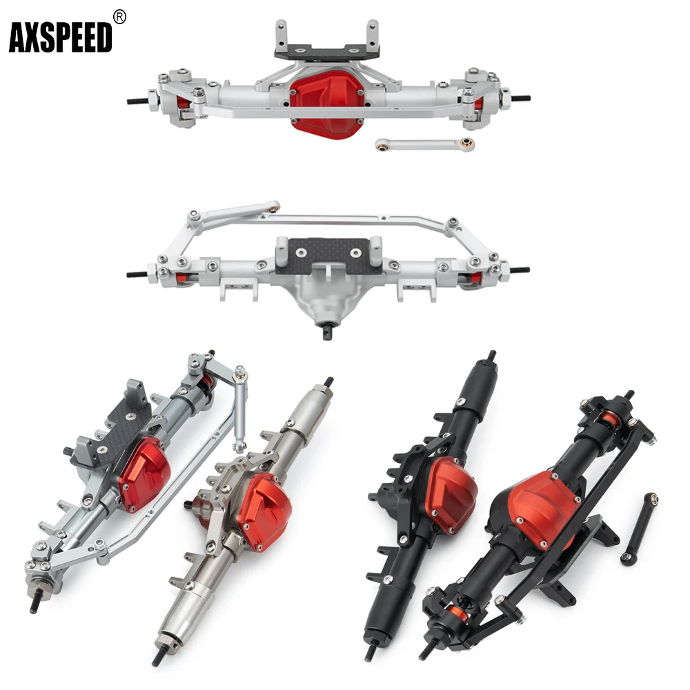 

AXSPEED Front / Rear Axle Aluminum Alloy Straight Axle For 1/10 RC Crawler Car Axial SCX10 90047 Upgrade Parts