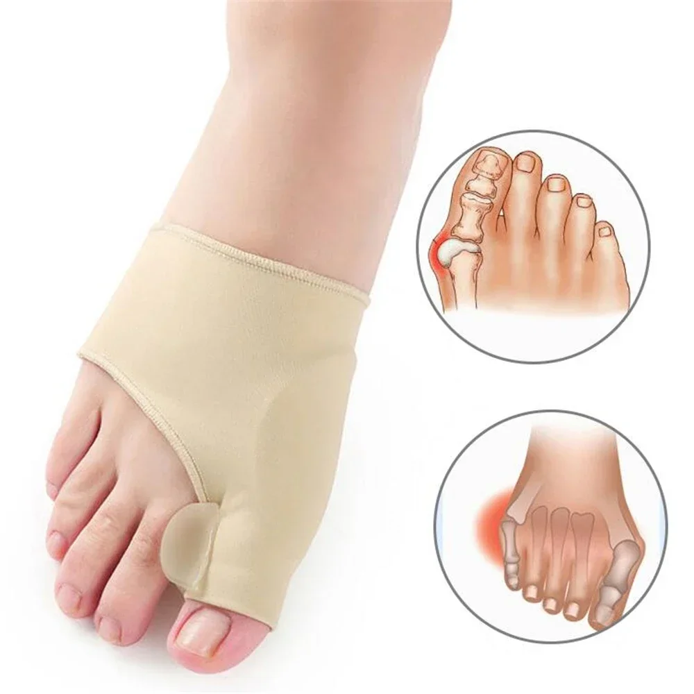 1 paire correcteur marteau orteil lisseur pied soulagement de la douleur orthopédique pédicure outils soins des pieds séparateur d'orteils Hallux Valgus oignon