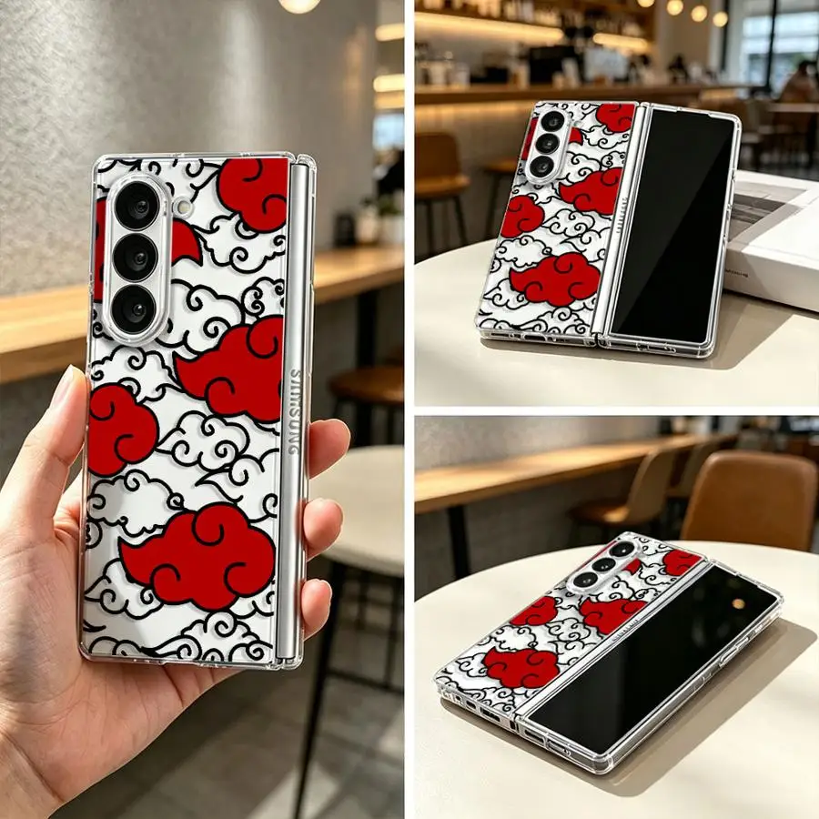 Transparent Soft Phone Cover Case for Samsung Galaxy Z Fold 8 Ultra ZFold5 ZFold7 ZFold3 ZFold4 ZFold6 Z Fold 7 6 5 4 3 N-arutos