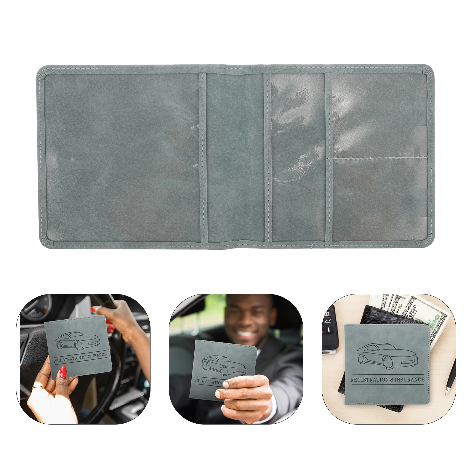 

Drive License Holder For Women Men Id Card Wallet Auto Insurance Document Organizer Credit Cards Sleeve Car Registration Case